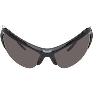 Balenciaga Black Wire Cat Sunglasses  - 001 Shiny Black - Size: UNI - female