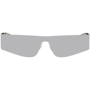 Balenciaga Silver Mono Sunglasses  - SILVER-SILVER-SILVER - Size: UNI - male