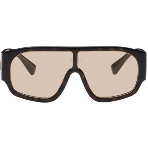 Versace Brown Logo Aviator Sunglasses  - 108/7333 - Size: UNI - female