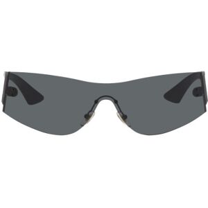 Versace Black Greca Signature Sport Acetate Sunglasses  - 125687 Grey - Size: UNI - female
