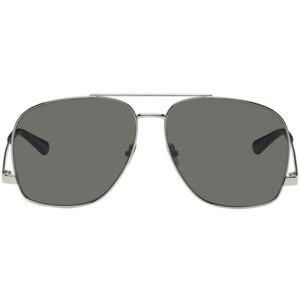 Saint Laurent Silver SL 653 Leon Sunglasses  - 001 Silver - Size: UNI - female