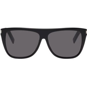 Saint Laurent Black New Wave SL 1 Sunglasses  - BLACK-BLACK-SMOKE - Size: UNI - male