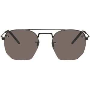 Saint Laurent Black SL 422 Sunglasses  - BLACK-BLACK-BLACK - Size: UNI - male