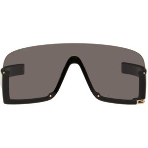 Gucci Black Shield Sunglasses  - 003 BLACK - Size: UNI - female