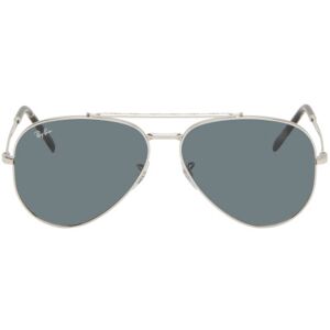 Ray-Ban Silver New Aviator Sunglasses  - 003/R5 SILVER - Size: UNI - male