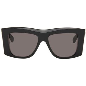 Bottega Veneta Black Visor Sunglasses  - BLACK-BLACK-GREY - Size: UNI - male