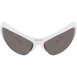 Balenciaga White Wire Sunglasses  - WHITE-SILVER-GREY - Size: UNI - male