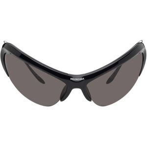 Balenciaga Black Wire Sunglasses  - BLACK-SILVER-GREY - Size: UNI - male