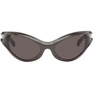 Balenciaga Gray Dynamo Round Sunglasses  - GREY-GREY-GREY - Size: UNI - male