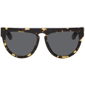 Burberry Brown Keyhole Straight Sunglasses  - 410687 Dark Havana - Size: UNI - female