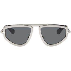 Burberry Silver Aviator Sunglasses  - 100587 - Size: UNI - male