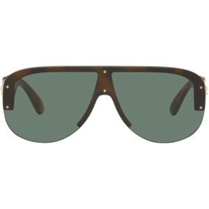 Versace Tortoiseshell Medusa Biggie Pilot Sunglasses  - 531771 - Havana - Size: UNI - female