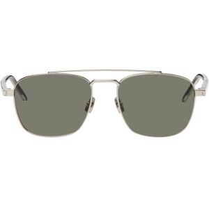 Saint Laurent Silver SL 665 Sunglasses  - 002 Silver - Size: UNI - female