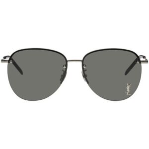 Saint Laurent Silver SL 328/K Sunglasses  - SILVER-SILVER-GREY - Size: UNI - male