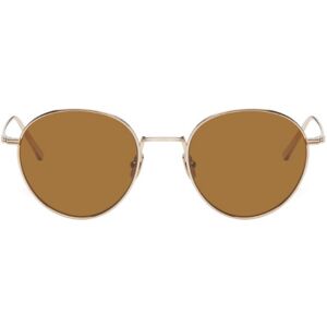 TOTEME Gold 'The Rounds' Sunglasses  - 042 Gold - Size: UNI - female