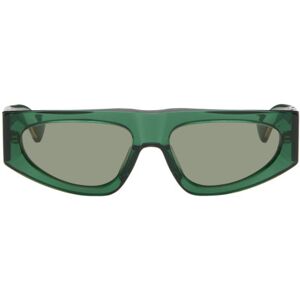 Bottega Veneta Green Rectangular Sunglasses  - 003 Green - Size: UNI - female