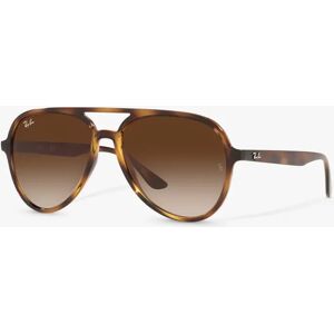 Ray-Ban RB4376 Unisex Aviator Sunglasses - Havana/Brown Gradient - Male