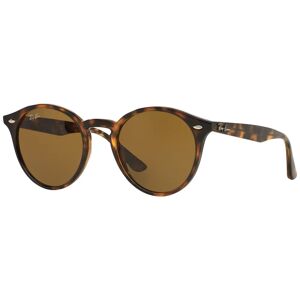 Ray-Ban RB2180 Round Framed Sunglasses - Tortoise - Male