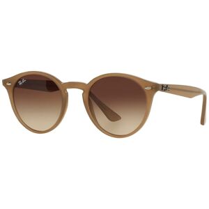 Ray-Ban RB2180 Round Framed Sunglasses - Brown - Male