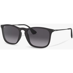 Ray-Ban RB4187 Chris Square Sunglasses - Black/Grey Gradient - Male