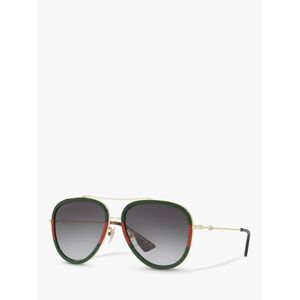 Gucci GG0062S Aviator Sunglasses - Multi/Grey Gradient - Female