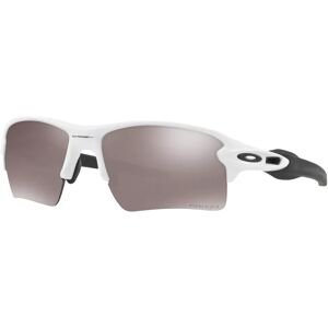 Oakley OO9188 Men's Flak 2.0 XL Prizmâ„¢ Polarised Rectangular Sunglasses - Polished White/Prizm Black - Male