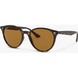 Ray-Ban RB4305 Unisex Polarised Sunglasses - Havana/Brown - Male