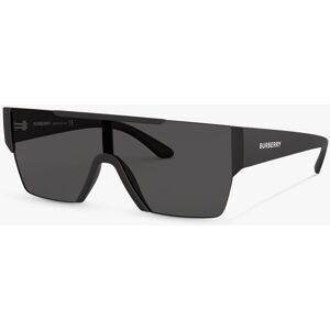 Burberry BE4291 Men's Rectangular Sunglasses - Black - Male