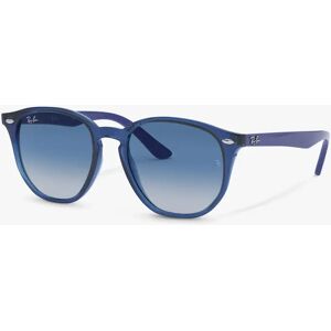 Ray-Ban Junior RJ9070S Unisex Oval Sunglasses, Transparent Blue/Blue Gradient - Transparent Blue/Blue Gradient - Male