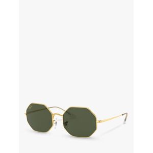 Ray-Ban RB1972 Unisex Octagonal Sunglasses - Gold/Green - Male