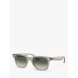 Ray-Ban RB4640 Unisex Square Sunglasses, Transparent Grey/Green Gradient - Transparent Grey/Green Gradient - Male