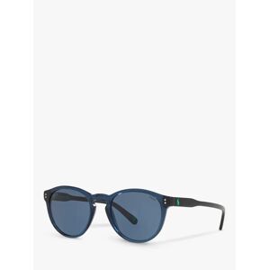 Ralph Lauren PH4172 Men's Oval Sunglasses - Blue - Male