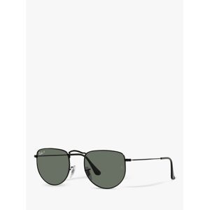 Ray-Ban RB3958 Unisex Elon Polarised Sunglasses, Black/Green - Black/Green - Male