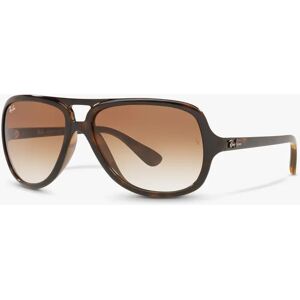 Ray-Ban RB4162 Men's Pilot Sunglasses, Light Havana/Brown - Light Havana/Brown - Male