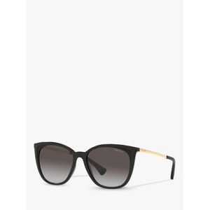 Ralph Lauren Ralph RA5280 Women's Cat's Eye Sunglasses, Shiny Black/Grey Gradient - Shiny Black - Female