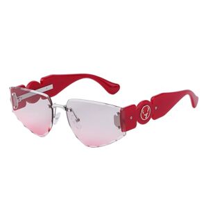 Rimless Punk Sunglasses Women Men Cat Eye Sun Glasses For Ladies Vintage Square Frameless Eyewear Shades Uv400 Generic717717