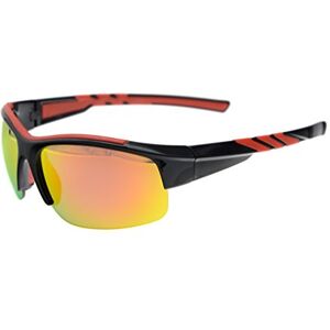 Eyekepper Polycarbonate Polarized Sport Sunglasses For Men Women Half Rimless Baseball Running Fishing Driving Golf Softball Hiking TR90 Unbreakable Black Frame Red Mirror