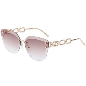 Rimless Cat Eye Sunglasses Women Sun Glasses For Female Metal Chain Sunglass Uv400 Generic474474