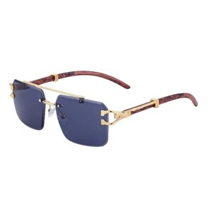 Yimaiszq Sunglasses Mens Sunglasses For Men Square Rimless Sunglasses Women Glasses-A01