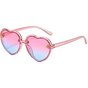 YICARE Kids Polarized Sunglasses Childrens Sunglasses TPEE Flexible Frame Cute Heart Shapedfor Girls Boys Age 3-10 UV400 Protection for Boys Girls (Pink+Blue)