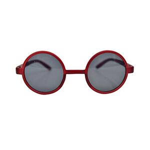 Fads & Fashions 8360s Stylish Classic Retro Round Frame Uv400 Sunglasses In 7 Colours (Red)