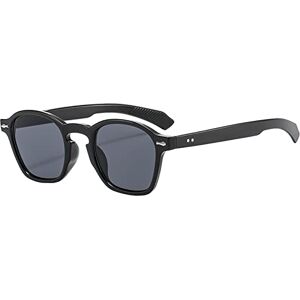 Fguutym Men Women Polarised Sunglasses Fashion Protection Classic Sunglasses With Round Frame Glasses Car, Black, One Size