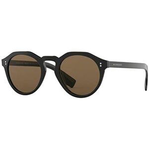 Burberry Sunglasses (Be 4280 300173) Black Shiny Brown Grey Black 300173 Acetate Plastic Black Shiny Brown Grey Black