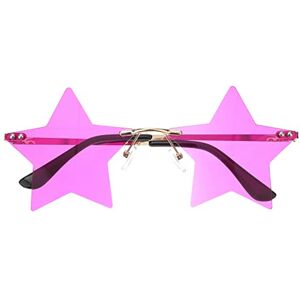 Toddmomy Prom Dress 1 Pair Party Sunglasses Irregular Glasses Trendy Sunglasses for Women Star Rimless Sunglasses for Women Fashion Trendy Funny Eyeglasses Makeup Miss Copper Alloy Purple