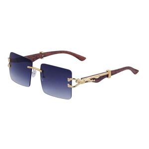 Yimaiszq Sunglasses Mens Sunglasses For Men Square Rimless Sunglasses Women Glasses-C2