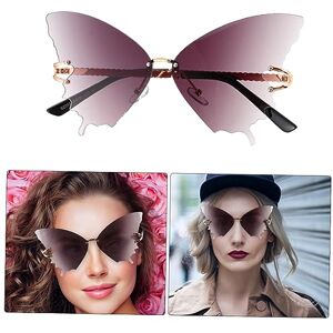 Bestyash 1pc Butterfly Sunglasses Decorative Sunglasses Fashion Sunglasses Beach Eyewear Cool Glasses Shaped Sunglasses Sun Eyeglasses Design Sunglasses Outdoor Sunglasses Frame Sunglasses