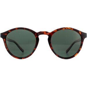 Polaroid Round Havana Green Polarized Sunglasses