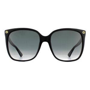Gucci Square Black Grey Gradient Sunglasses