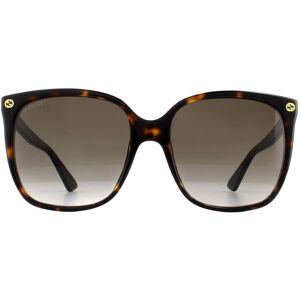 Gucci Cat Eye Havana Grey Gradient Sunglasses