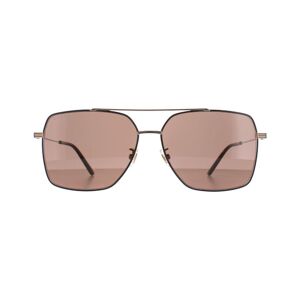 Gucci Aviator Mens Gold Brown Gg1053sk Metal - One Size